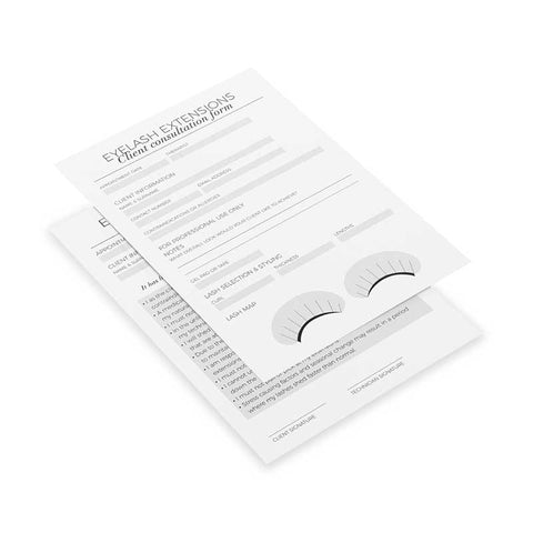 Consultation Cards – Eyelash Extensions