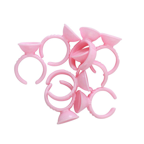 Pink Adhesive Rings (Pack of 20)